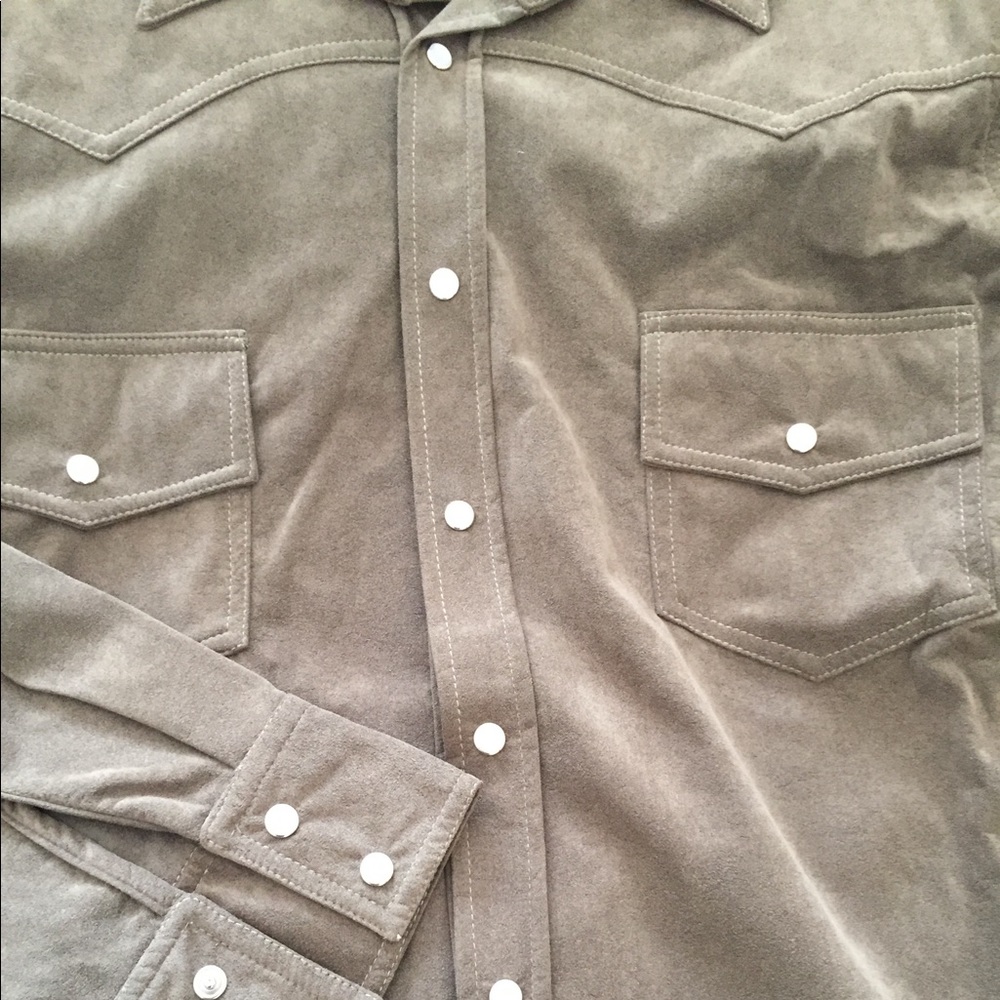 Billy Marten Suede Western Shirt